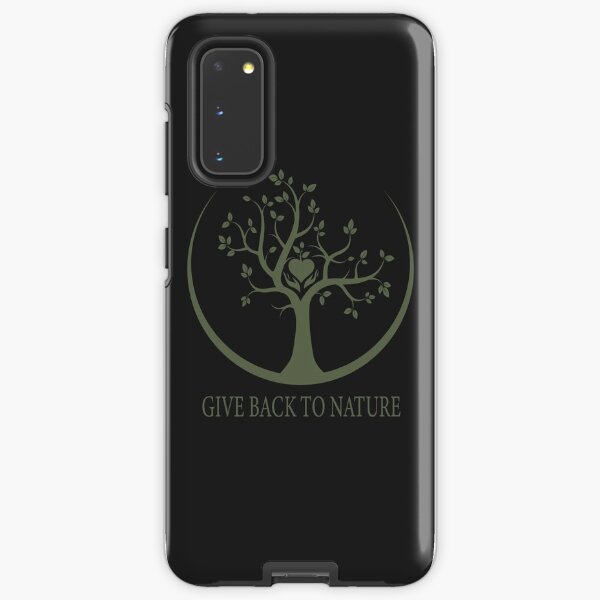Give Back to Nature - Green Logo Samsung Galaxy Tough Case