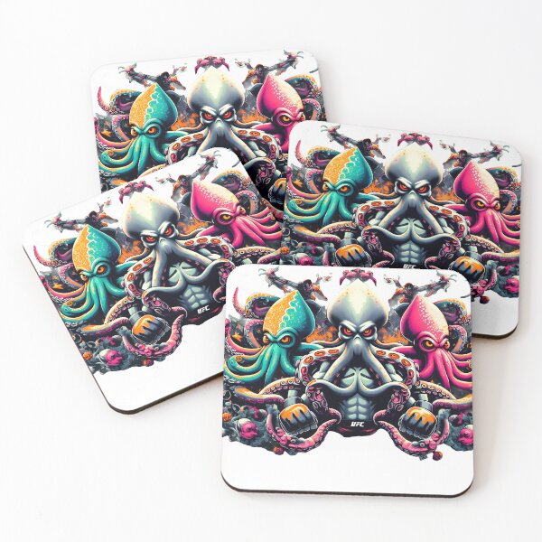 Item preview, Squid Warrior's Epic Showdown designed and sold by OctagonShots.