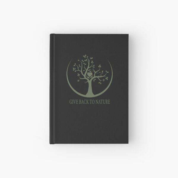 Give Back to Nature - Green Logo Hardcover Journal