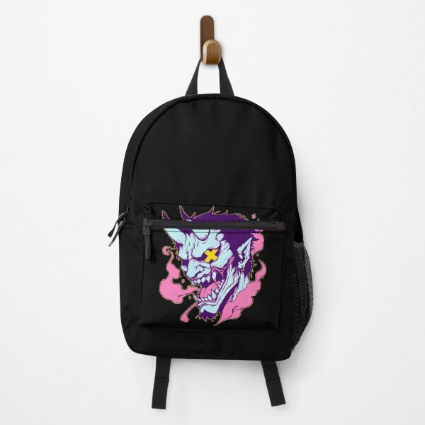 Item preview, Cool Oni Yokai Hannya Ogre Neon Art designed and sold by TomFrontierArt.