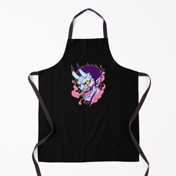 Item preview, Cool Oni Yokai Hannya Ogre Neon Art designed and sold by TomFrontierArt.