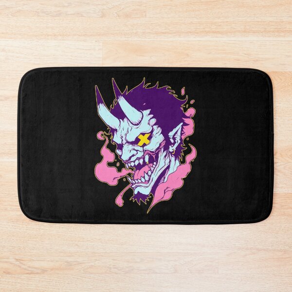 Item preview, Cool Oni Yokai Hannya Ogre Neon Art designed and sold by TomFrontierArt.