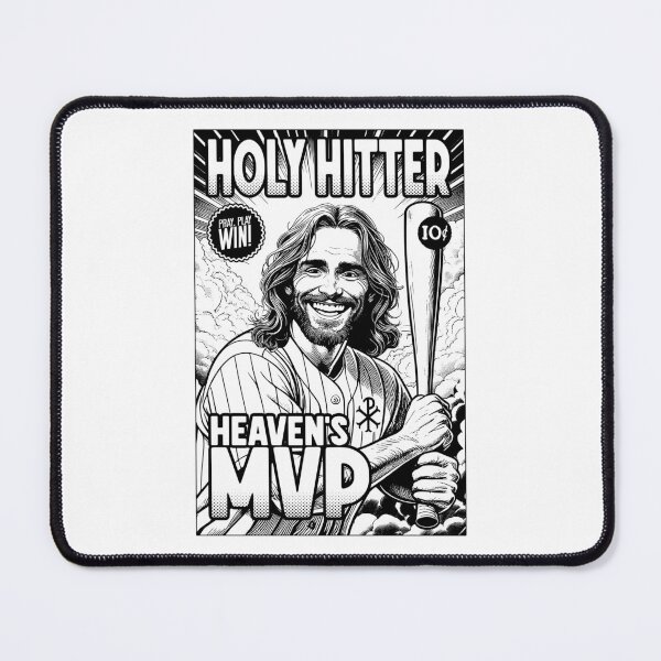 Item preview, Jesus Baseball Holy Hitter Funny Christian Faith Player designed and sold by GrandeDuc.