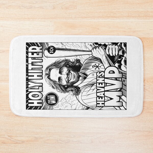 Item preview, Jesus Baseball Holy Hitter Funny Christian Faith Player designed and sold by GrandeDuc.
