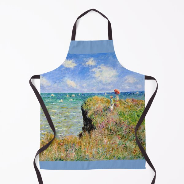 Item preview, Clifftop Walk at Pourville Claude Monet Painting designed and sold by ArtUnova.
