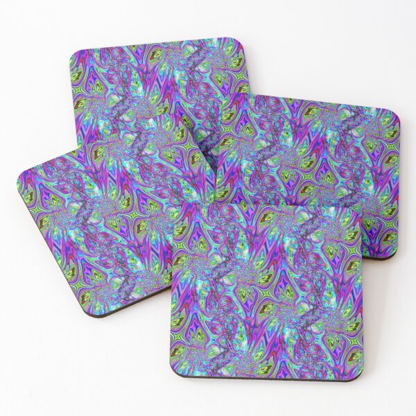 Item preview, Abstract Smudged Melting Fractal Flowers 25 designed and sold by SXW Designs.