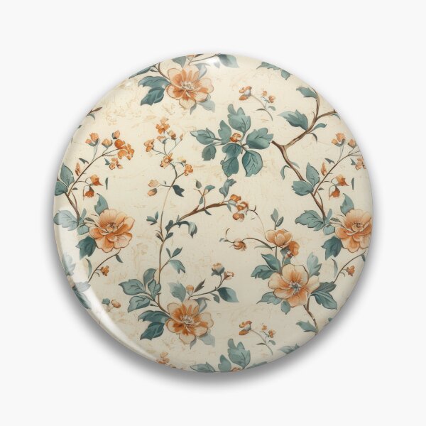Item preview, Floral Pattern Wallpaper designed and sold by brandway.