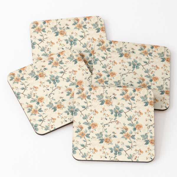 Item preview, Floral Pattern Wallpaper designed and sold by brandway.