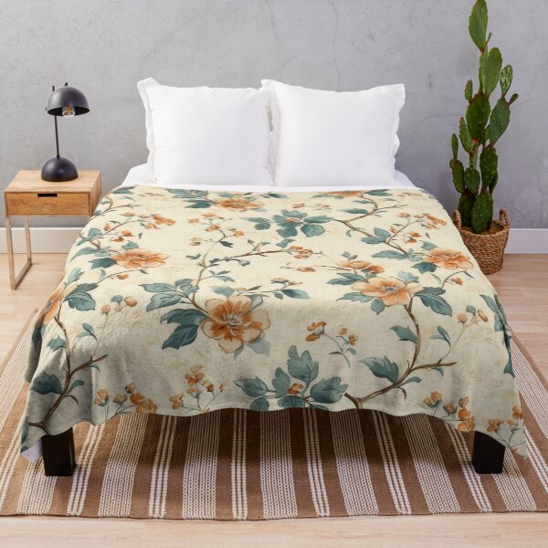 Item preview, Floral Pattern Wallpaper designed and sold by brandway.