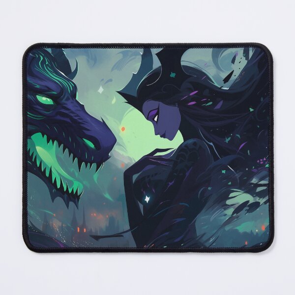 Item preview, Maleficent Inspired Artwork - Two Faces designed and sold by roll4fun.