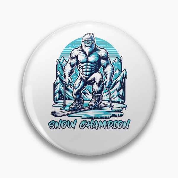 Item preview, SNOW CHAMPION, SKIING DAD, DAD SKIING, YETI  designed and sold by PRINYOS.