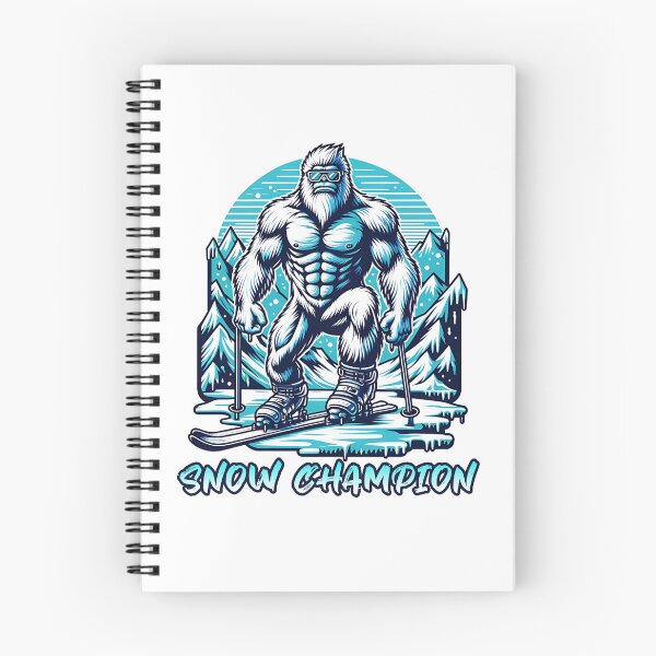 Item preview, SNOW CHAMPION, SKIING DAD, DAD SKIING, YETI  designed and sold by PRINYOS.