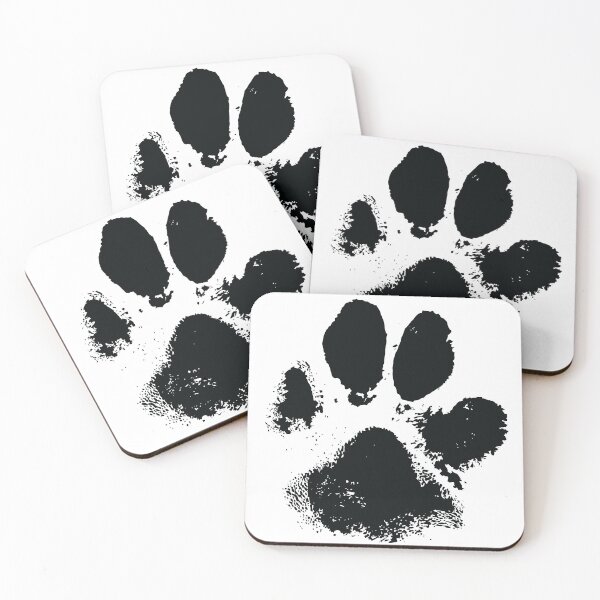 Item preview, animal foot print in black designed and sold by navitalidesign.