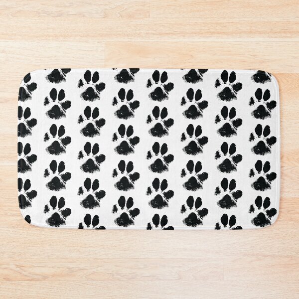 Item preview, animal foot print in black designed and sold by navitalidesign.