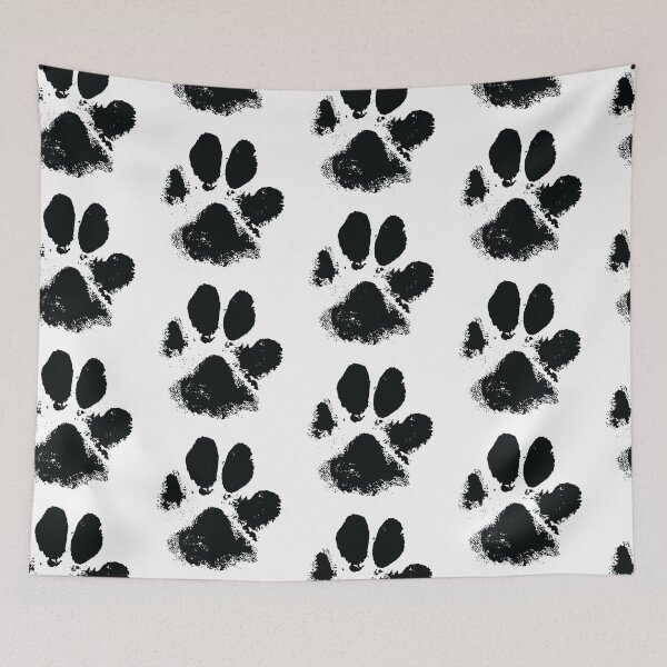 Item preview, animal foot print in black designed and sold by navitalidesign.