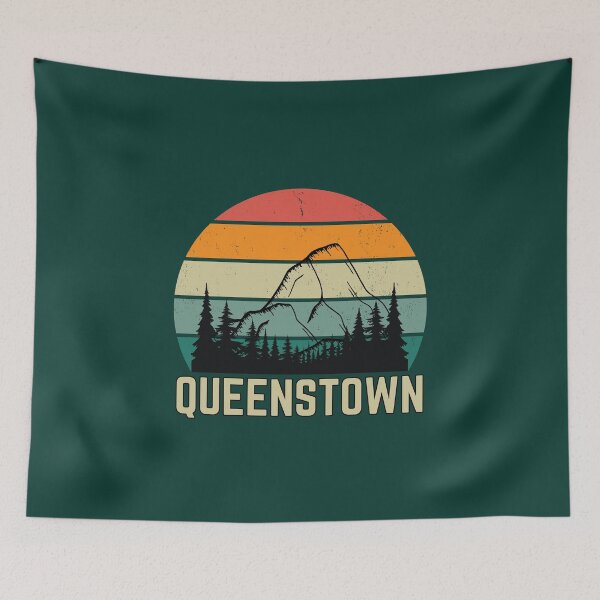 Item preview, Queenstown Retro Vintage sunset designed and sold by Guess4best.