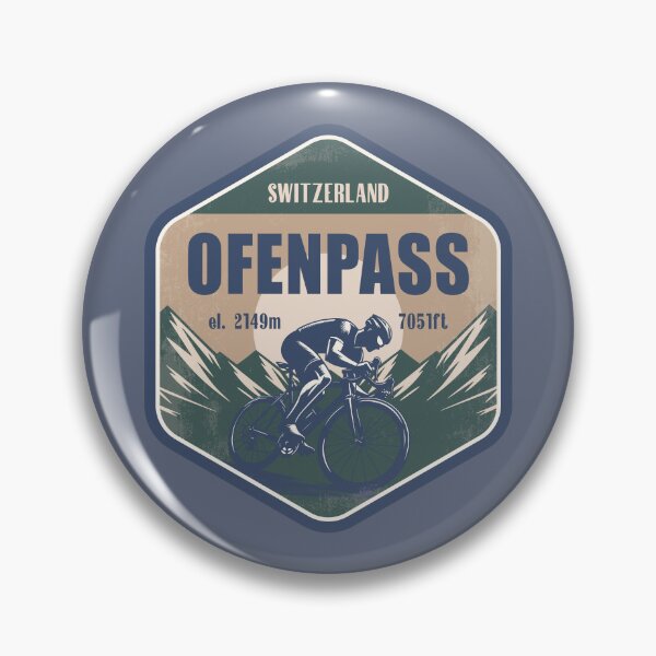 Item preview, Ofen Pass (Fuorn Pass) Switzerland Cycling Mountain Design designed and sold by CynthiaGraphics.