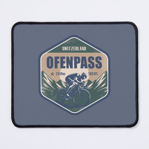Item preview, Ofen Pass (Fuorn Pass) Switzerland Cycling Mountain Design designed and sold by CynthiaGraphics.