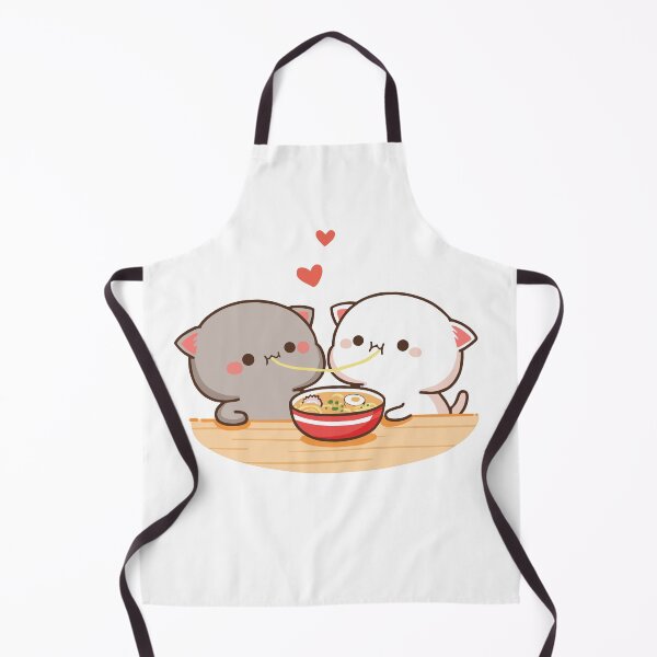 Item preview, Mochi Peach goma cat eating  designed and sold by ThePurplePrints.