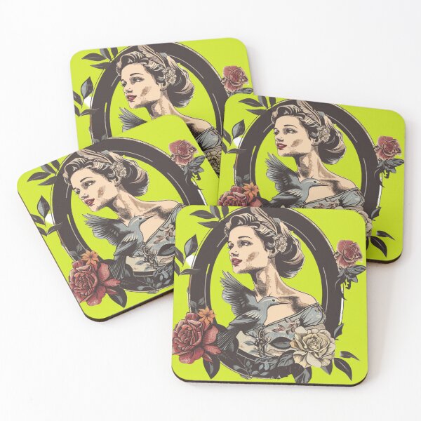 Item preview, Lady with Dove designed and sold by FabulDeco2022.