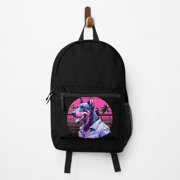 Item preview, Cool Doberman On Summer Palm Beach designed and sold by TomFrontierArt.