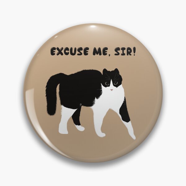 Item preview, LILO cat “Excuse me, sir!”  designed and sold by InkyKidArt.