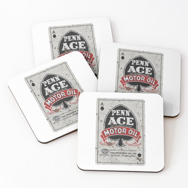 Item preview, Penn-Ace Motor Oil rusted and distressed vintage sign designed and sold by htrdesigns.