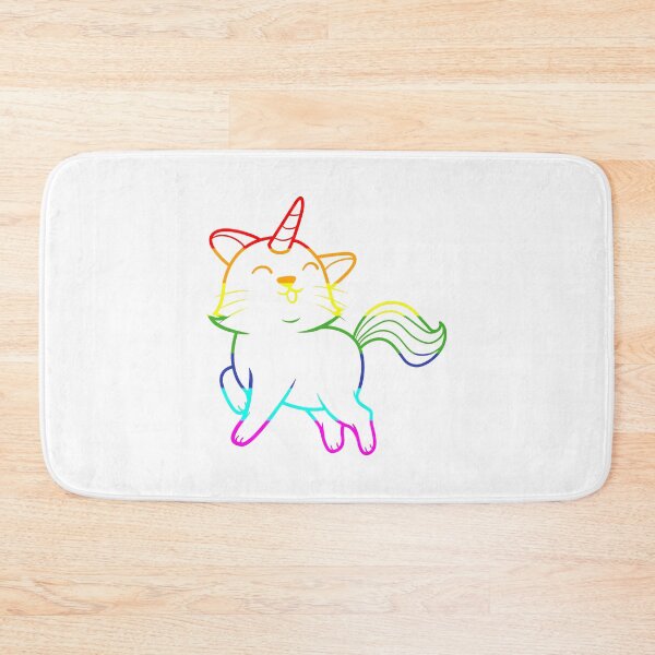 Item preview, Rainbow Unicorn Kitty Cat - Magical Pride! designed and sold by YonderAndBeyond.