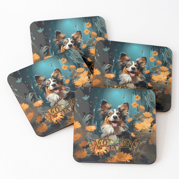 Item preview, Floral dog adventure designed and sold by Woof-WoofSK.