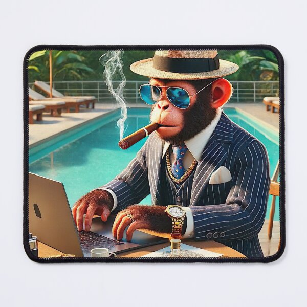 Item preview, Luxury lifestyle monkey designed and sold by NoCompetition.