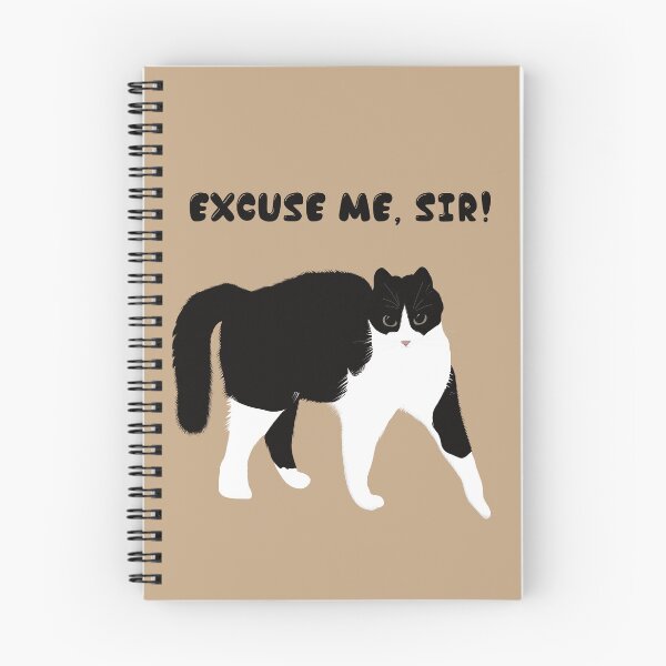 Item preview, LILO cat “Excuse me, sir!”  designed and sold by InkyKidArt.