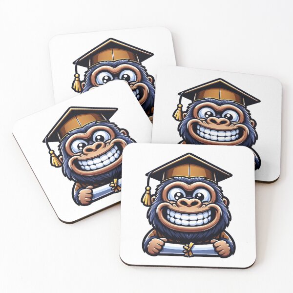 Item preview, Graduation Gorilla: Academic Achievement Sticker designed and sold by DDDesigns24.