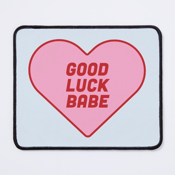 Item preview, good luck babe heart designed and sold by ribbit-the-frog.