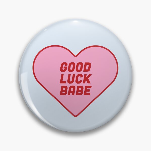 Item preview, good luck babe heart designed and sold by ribbit-the-frog.