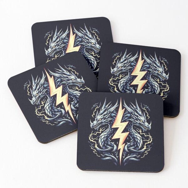 Item preview, Lightning Bolt & Dragons designed and sold by Pet-Z.