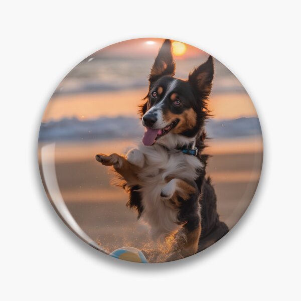 Item preview, Dog picture on the beach designed and sold by SALUdesign.