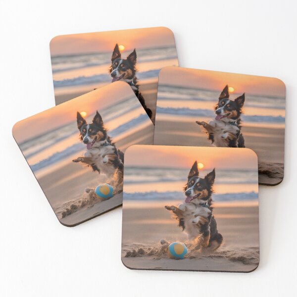 Item preview, Dog picture on the beach designed and sold by SALUdesign.