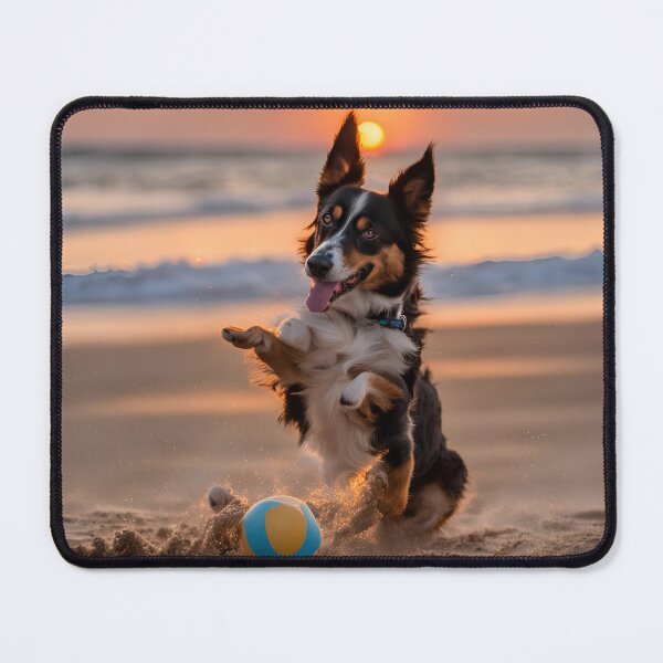 Item preview, Dog picture on the beach designed and sold by SALUdesign.