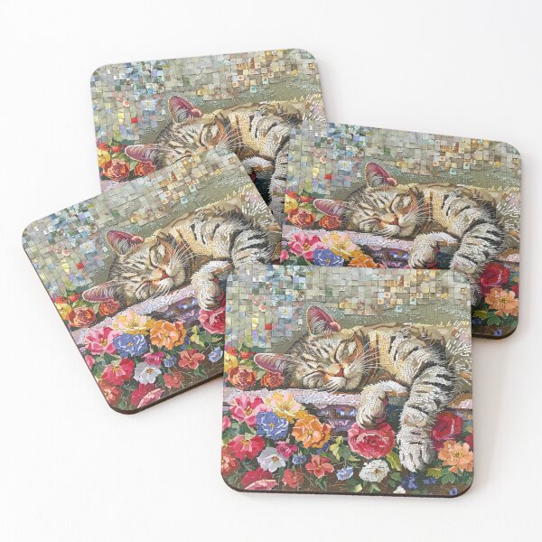 Item preview, Mosaic Feline designed and sold by Ellimade.