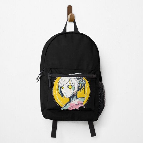Artikelvorschau, Japanisch Mecha Cyborg Geisha Vaporwave Cybergoth Neon entworfen und verkauft von TomFrontierArt.