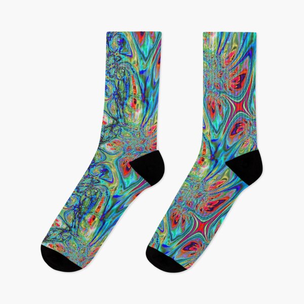 Item preview, Abstract Smudged Melting Fractal Flowers 29 designed and sold by SXW Designs.