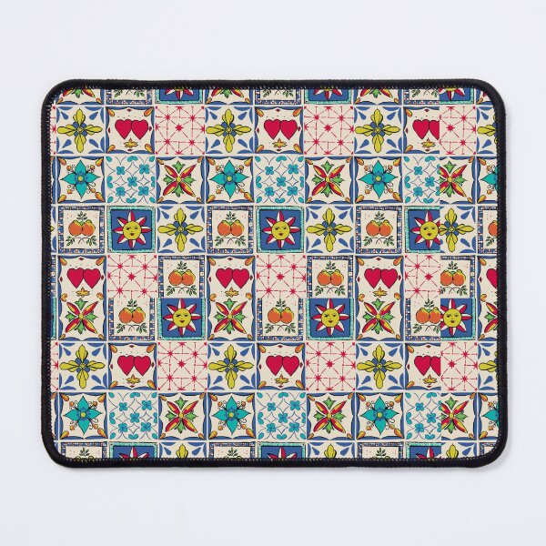 Item preview, Sunny Tile Work Mosaic Print designed and sold by neelaarao.