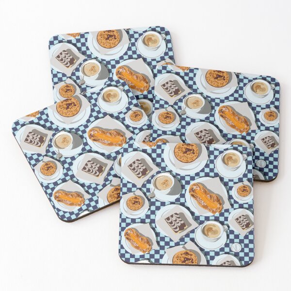 Item preview, Espresso and Pastries Breakfast Table designed and sold by nellaquarelle.