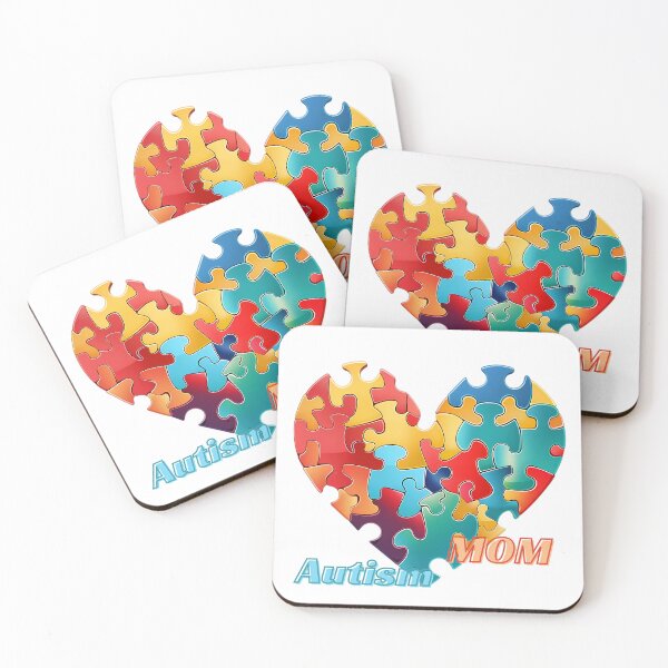 Item preview,  Autism Heart mom. Autism Heart, Autism heart circuit, Puzzle awareness stickers designed and sold by Anastasiia Yurevych.