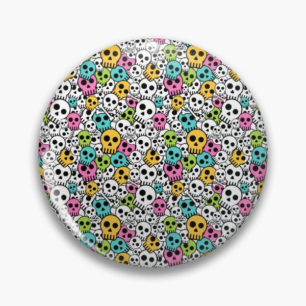 Item preview, MULTICOLOR SKULL PATTERN designed and sold by SarahJStoddard.