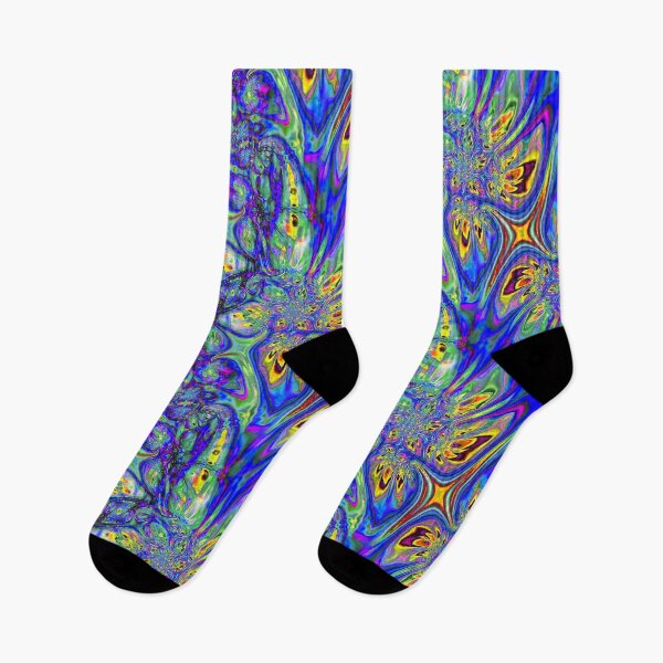 Item preview, Abstract Smudged Melting Fractal Flowers 30 designed and sold by SXW Designs.