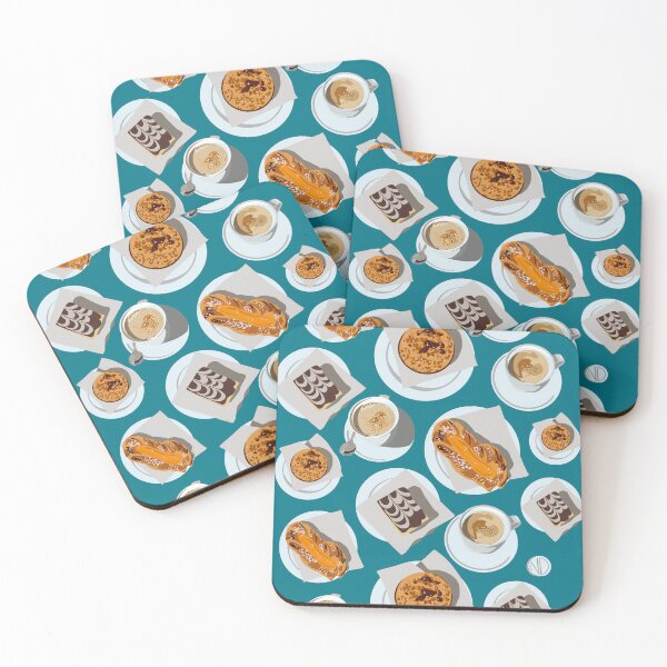 Item preview, Espresso and Pastries Breakfast Table 2 designed and sold by nellaquarelle.