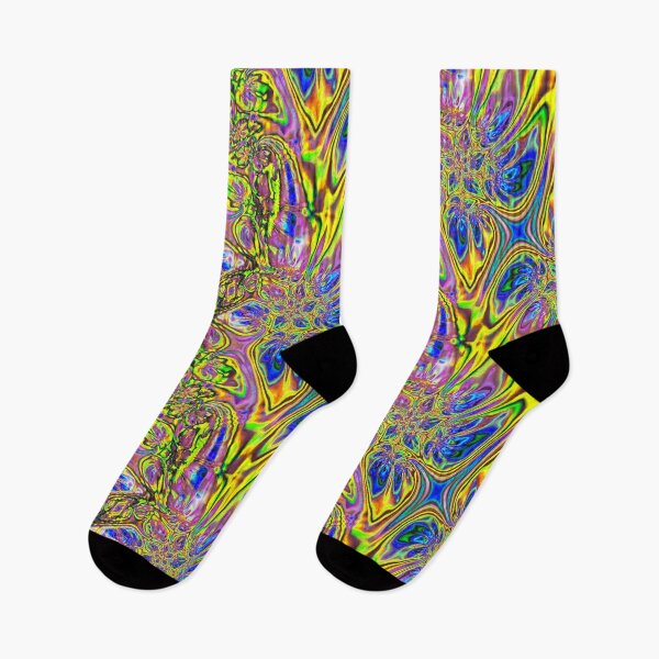 Item preview, Abstract Smudged Melting Fractal Flowers 31 designed and sold by SXW Designs.
