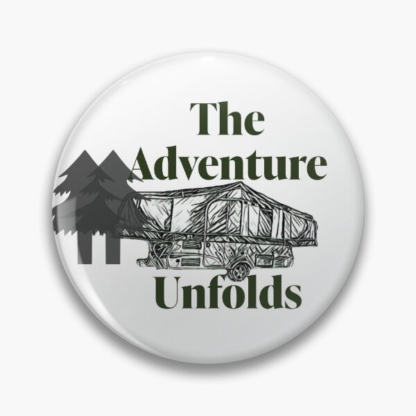 Item preview, The Adventure Unfolds Folding Caravan - Black and White designed and sold by BeccaAelishe.