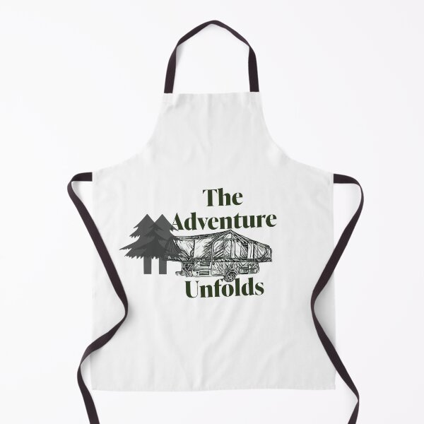 Item preview, The Adventure Unfolds Folding Caravan - Black and White designed and sold by BeccaAelishe.